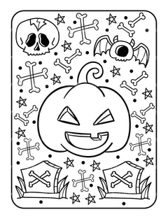 Kids Halloween Coloring Book 9 - CraftNest - Digital Crafting and Art