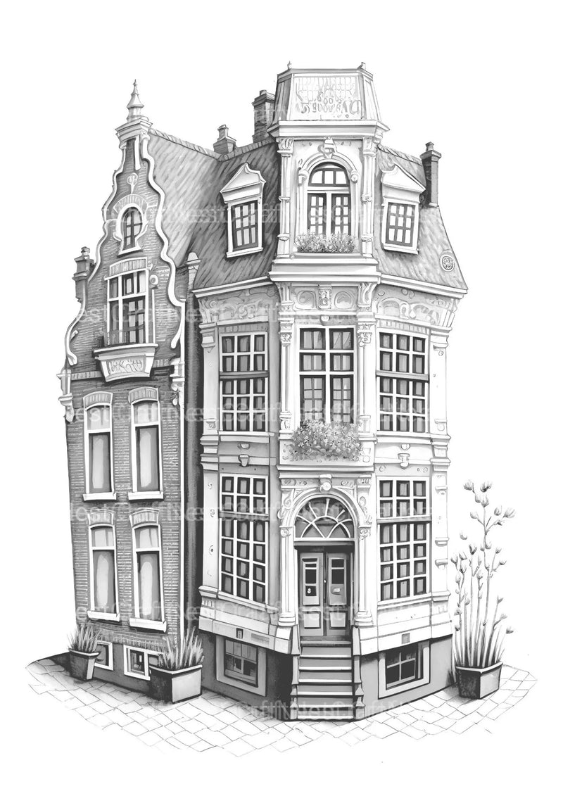 Brazilian Tiny House Coloring Book - CraftNest - Digital Crafting and Art