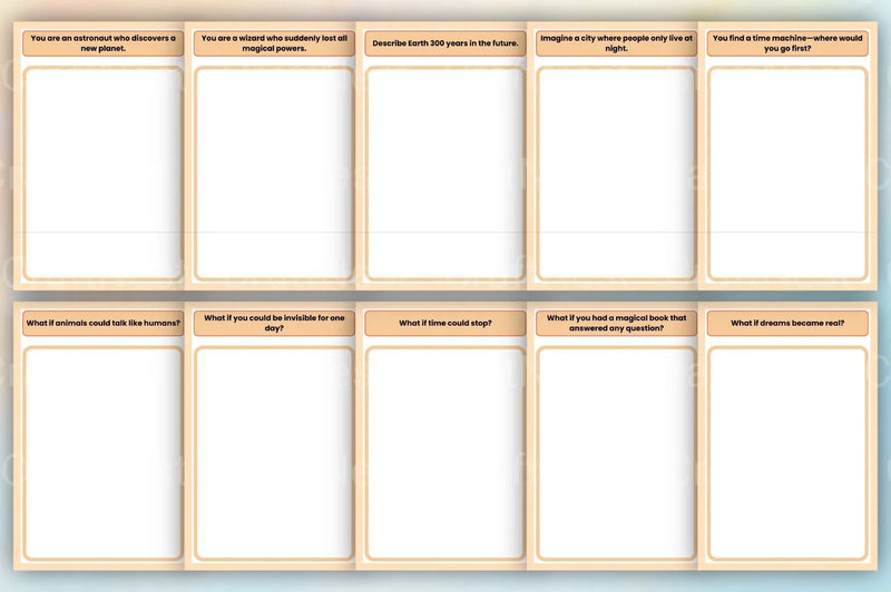 Creative Writing Prompts Book - CraftNest - Digital Crafting and Art