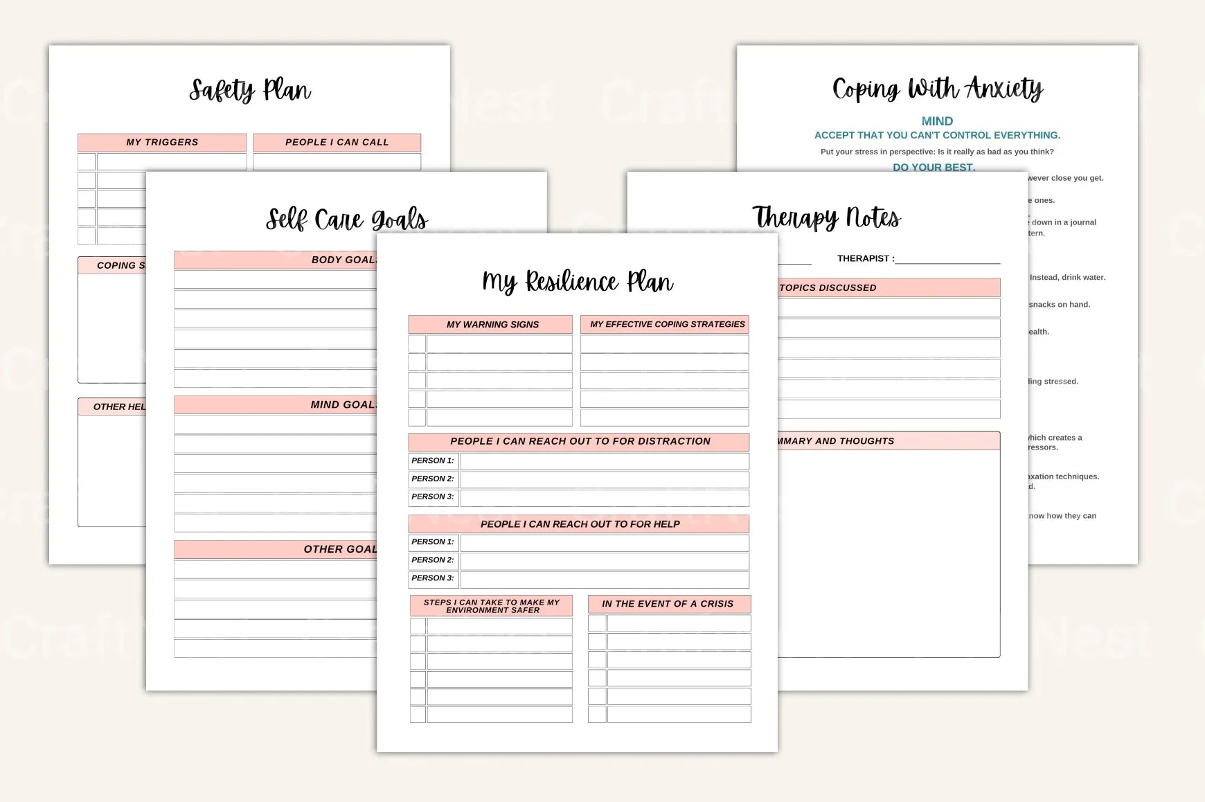 Emotional Wellness Recovery Guide - CraftNest - Digital Crafting and Art