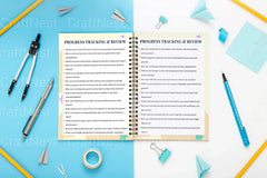 Goal Setting Prompts Book for Personal Growth - CraftNest - Digital Crafting and Art