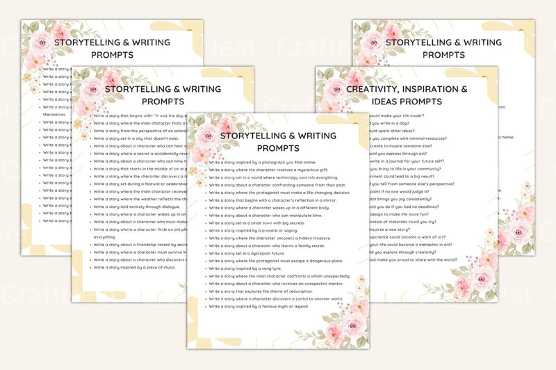 Ultimate All-In-One Prompts Book - CraftNest - Digital Crafting and Art