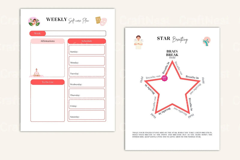 CBT Anxiety Workbook for Effective Stress Management - CraftNest - Digital Crafting and Art