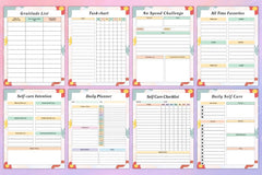 Self Care Planner: Enhance Your Wellbeing - CraftNest - Digital Crafting and Art