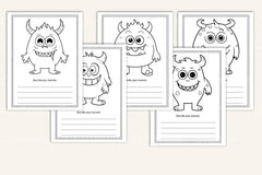 My Worry Monster Workbook: A Fun Guide for Kids - CraftNest - Digital Crafting and Art