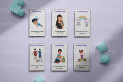 Coping Skills Flashcards for Kids - CraftNest - Digital Crafting and Art