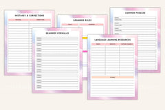 Language Practice Progress Tracker - CraftNest - Digital Crafting and Art