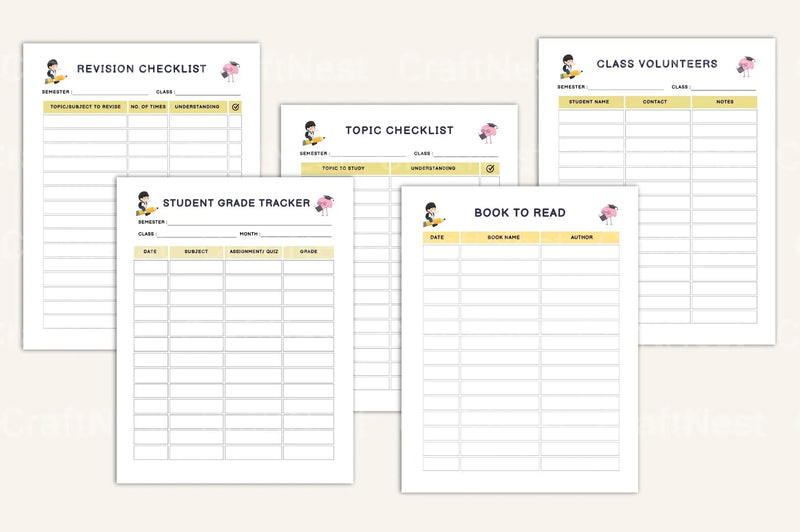 Ultimate Student Life Planner - CraftNest - Digital Crafting and Art