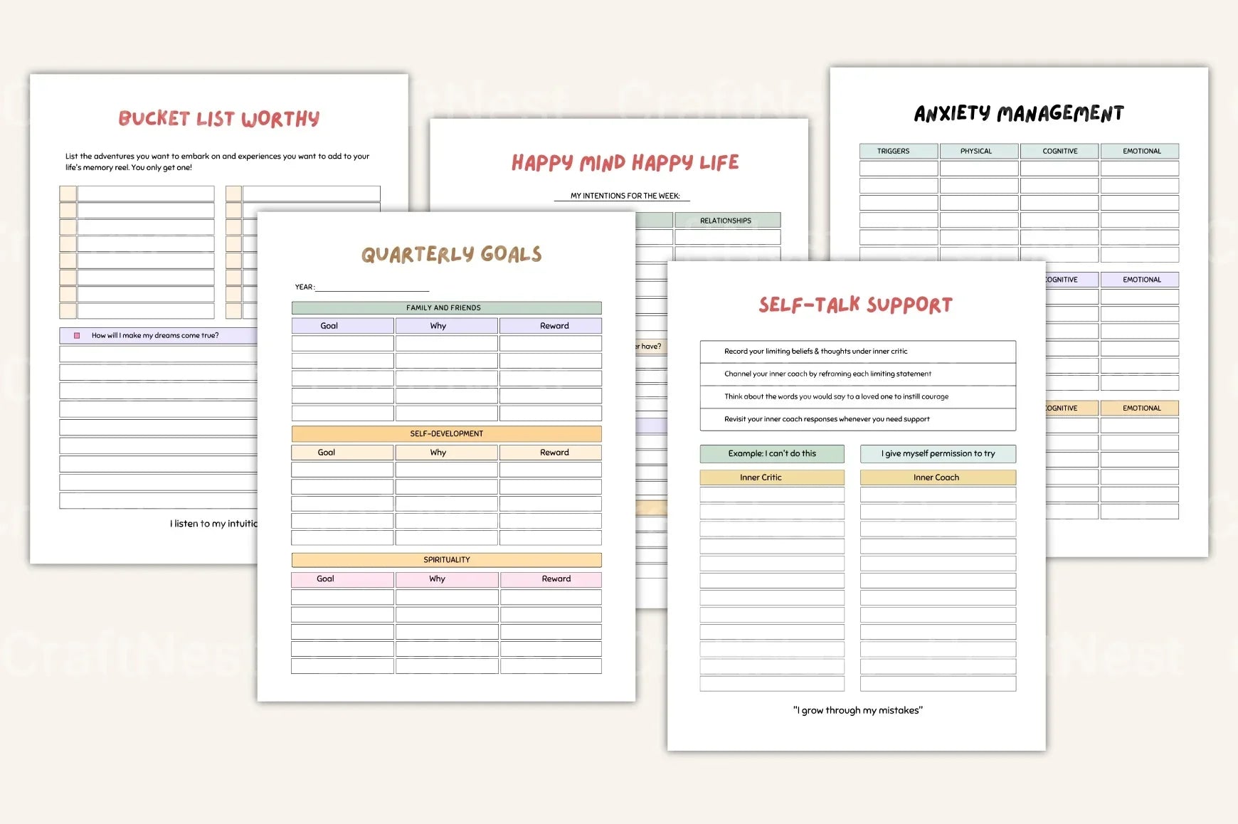 ADHD Anxiety Mega Guide - CraftNest - Digital Crafting and Art
