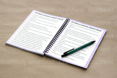 Anxiety Relief Prompts Book for Stress Reduction - CraftNest - Digital Crafting and Art