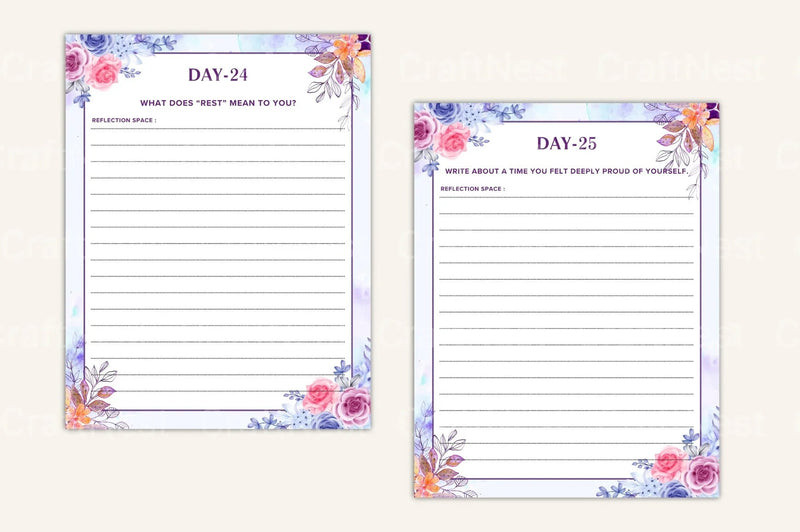 Daily Self-Care Prompts for Personal Wellbeing - CraftNest - Digital Crafting and Art