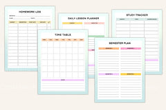 Student Success Planner Organizer - CraftNest - Digital Crafting and Art
