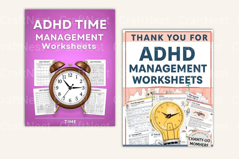 Effective ADHD Time Management Worksheets - CraftNest - Digital Crafting and Art