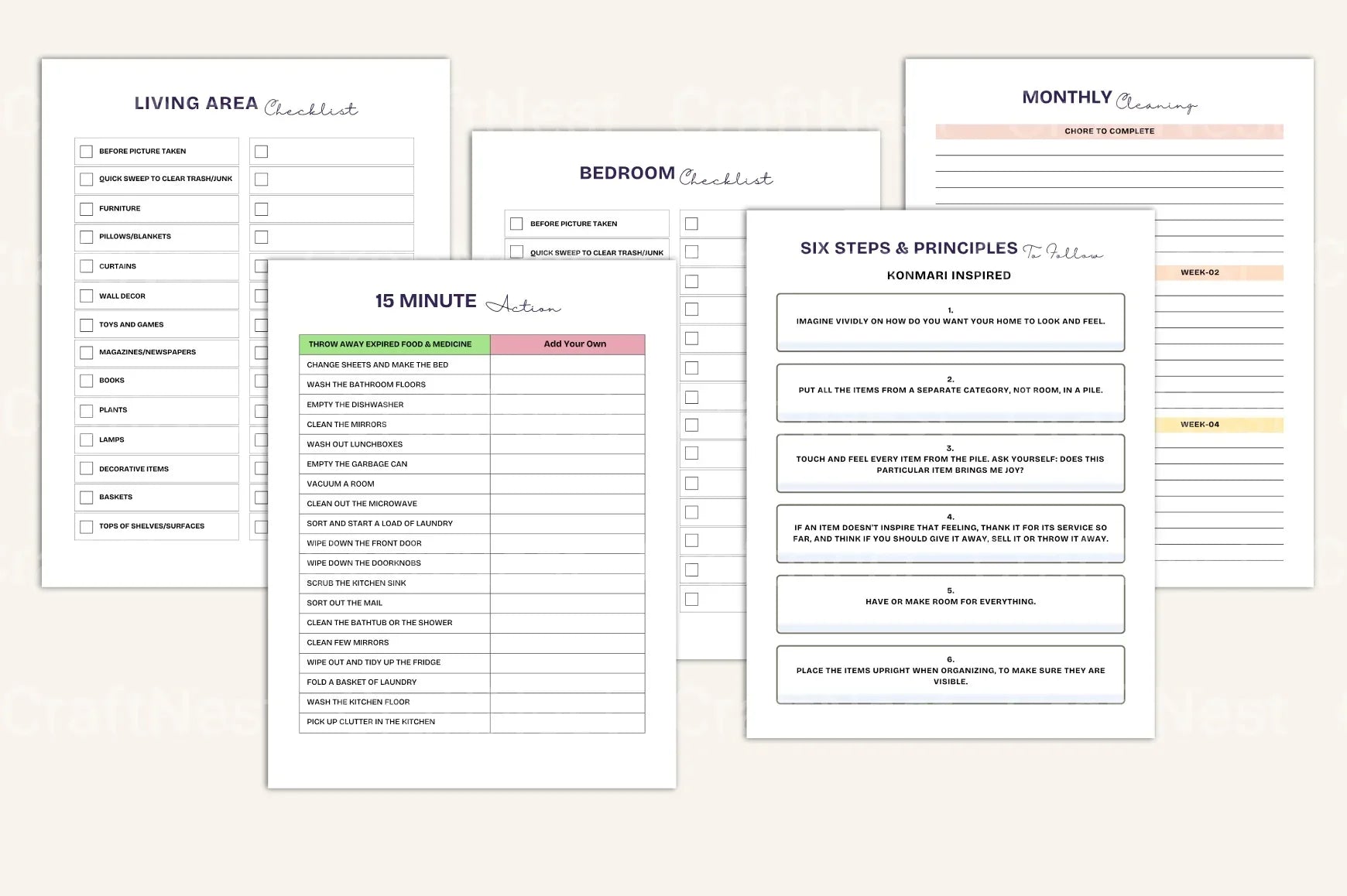 Organization Decluttering Guide - CraftNest - Digital Crafting and Art
