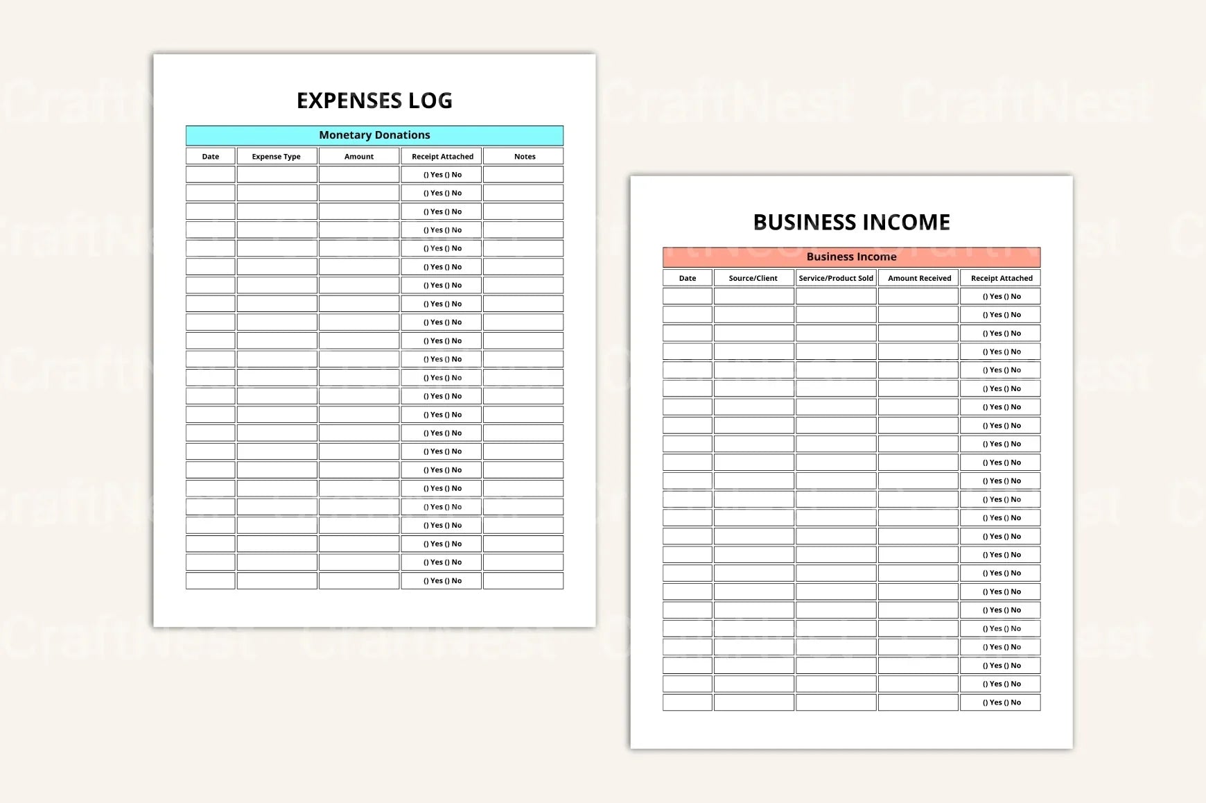 Tax Return Binder for Organized Filing - CraftNest - Digital Crafting and Art