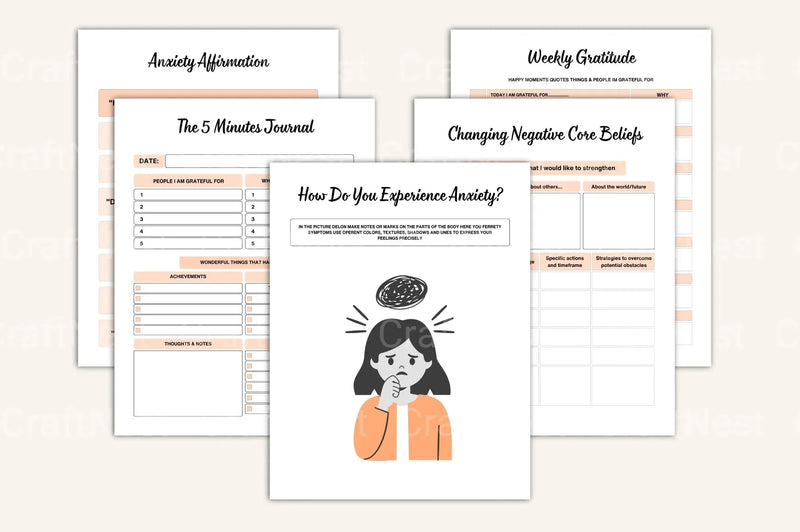 Burnout Recovery Workbook Guide - CraftNest - Digital Crafting and Art