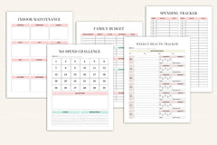 Complete House Management Binder for Efficient Home Organization - CraftNest - Digital Crafting and Art