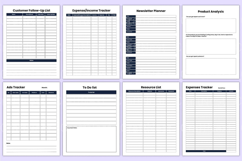 Small Business Planner 2023 - CraftNest - Digital Crafting and Art
