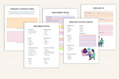 Therapy Worksheet Mega Pack - CraftNest - Digital Crafting and Art