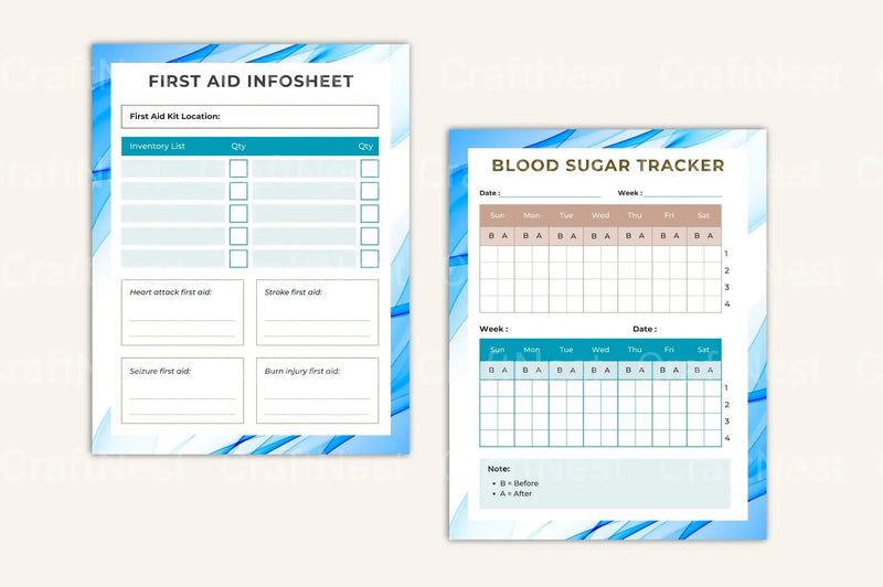 Medical Tracker Mega Tool - CraftNest - Digital Crafting and Art