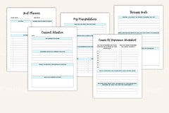 Anxiety and Depression Workbook for Mental Health - CraftNest - Digital Crafting and Art