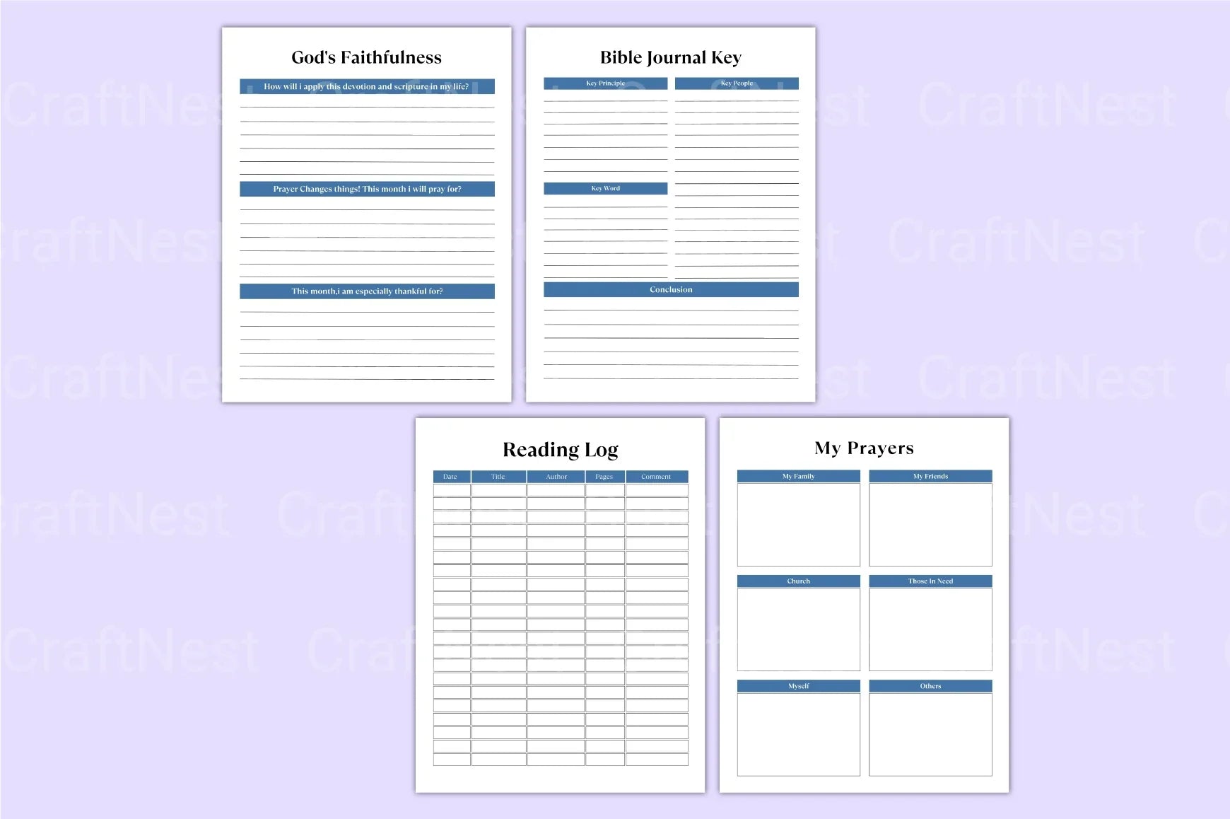 Bible Study Guide 10012 - CraftNest - Digital Crafting and Art
