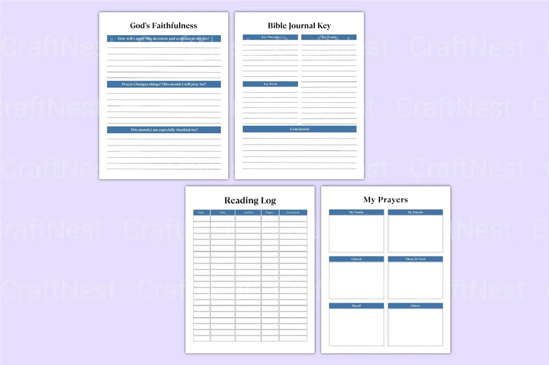 Bible Study Guide 10012 - CraftNest - Digital Crafting and Art