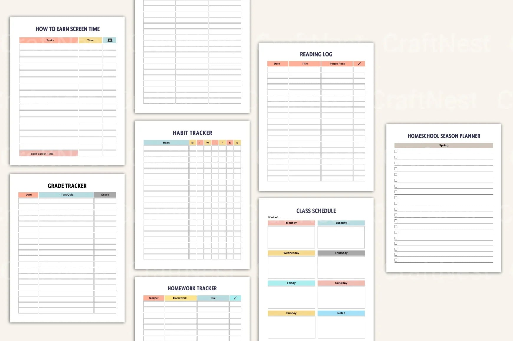 Homeschool Management Binder for Effective Organization - CraftNest - Digital Crafting and Art