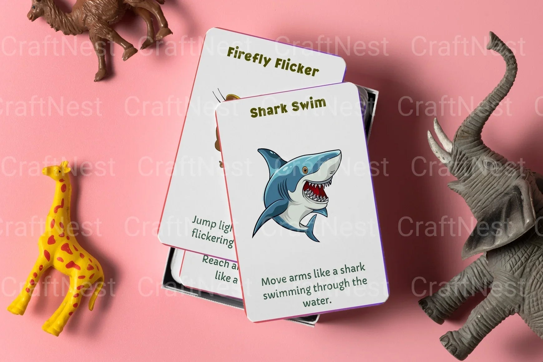 Kids Animal Movement Somatic Cards for Fun and Learning - CraftNest - Digital Crafting and Art