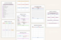 Craft Business Planner Guide - CraftNest - Digital Crafting and Art