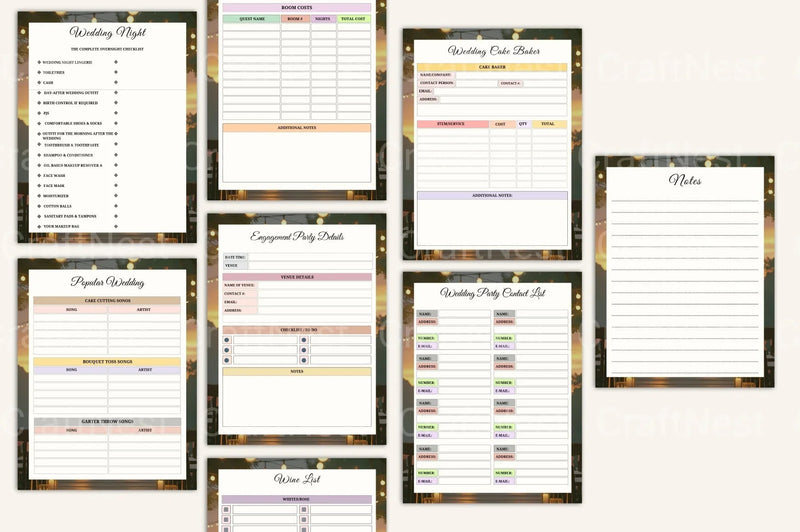 Ultimate Wedding Planning Guide - CraftNest - Digital Crafting and Art