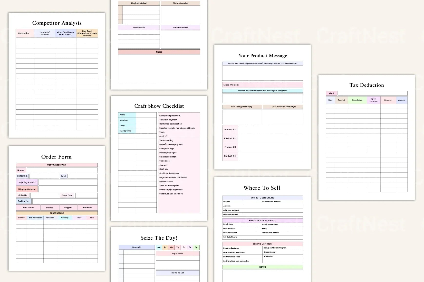 Craft Business Planning Guide - CraftNest - Digital Crafting and Art