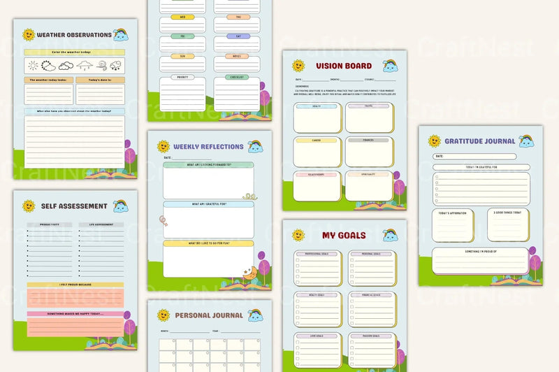 My Daily Routine for Kids - CraftNest - Digital Crafting and Art