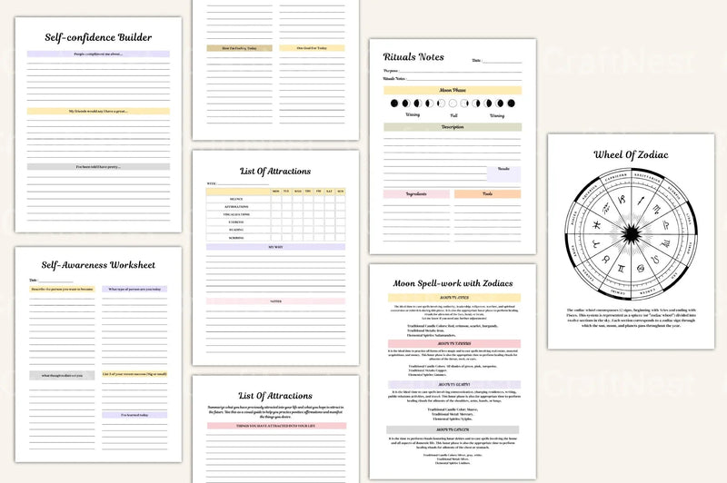 Moon Phases Rituals Guide - CraftNest - Digital Crafting and Art