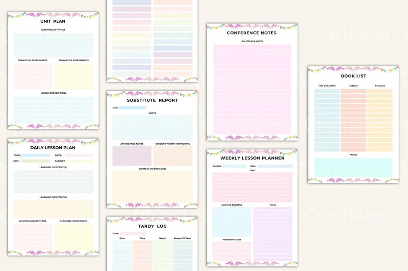 Educator Planner for Effective Teaching - CraftNest - Digital Crafting and Art