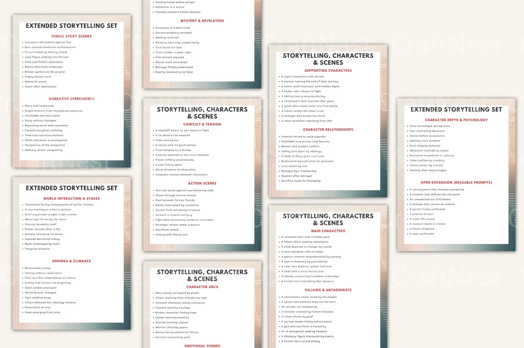 Creative Visual Prompt Book for Inspiration - CraftNest - Digital Crafting and Art