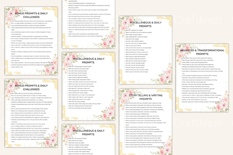 Ultimate All-In-One Prompts Book - CraftNest - Digital Crafting and Art