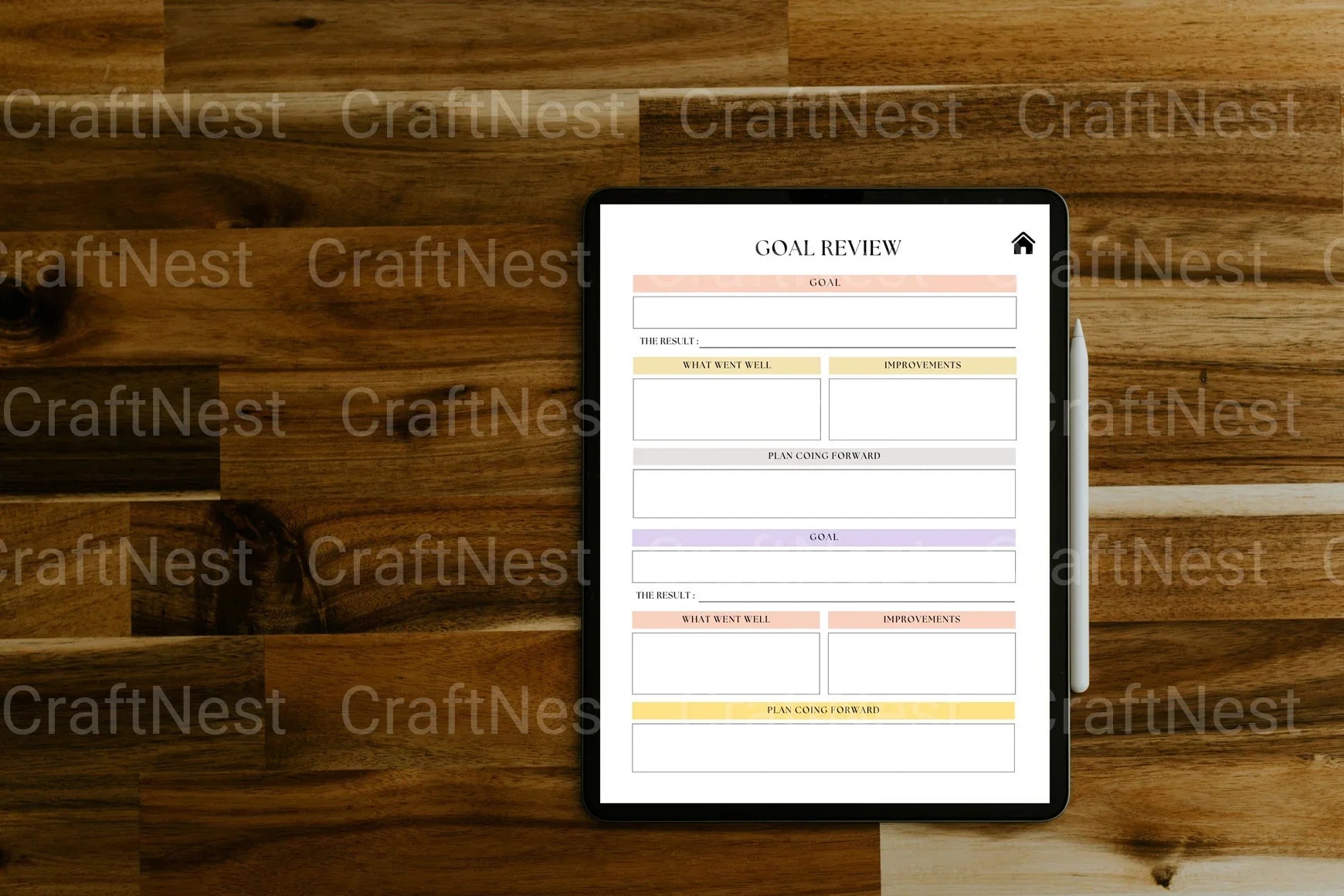 Life Goals Vision Board Workbook - CraftNest - Digital Crafting and Art