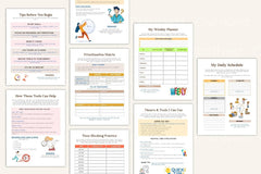 ADHD Time Management Worksheets for Improved Focus - CraftNest - Digital Crafting and Art