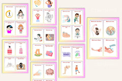 Shower Sequence Cards for Boys - CraftNest - Digital Crafting and Art