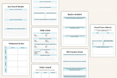 Anxiety and Depression Workbook for Mental Health - CraftNest - Digital Crafting and Art