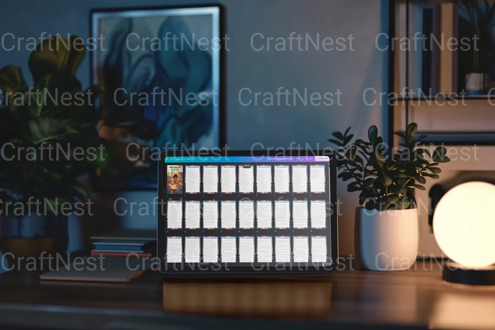 Creative Classroom Prompts Book - CraftNest - Digital Crafting and Art