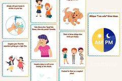 Calming Strategy Cards for Kids - CraftNest - Digital Crafting and Art