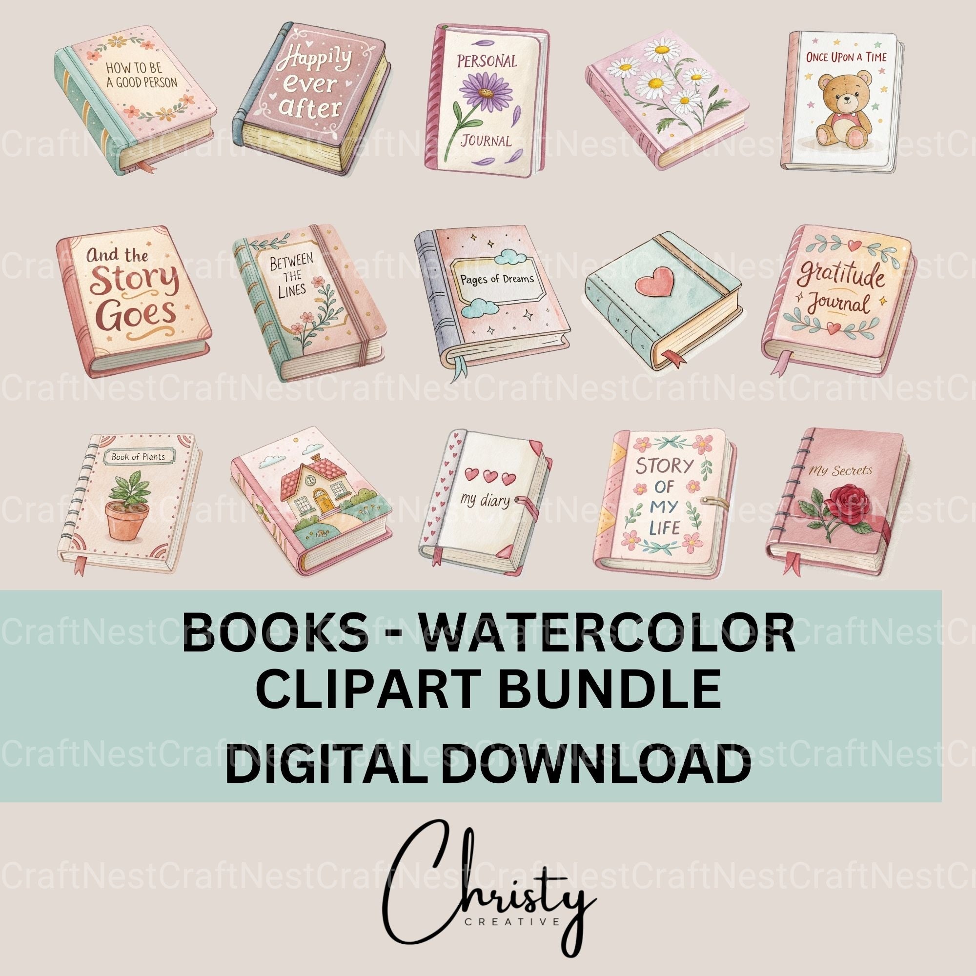 Books Clipart Bundle 4