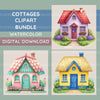 Cottages Clipart Bundle