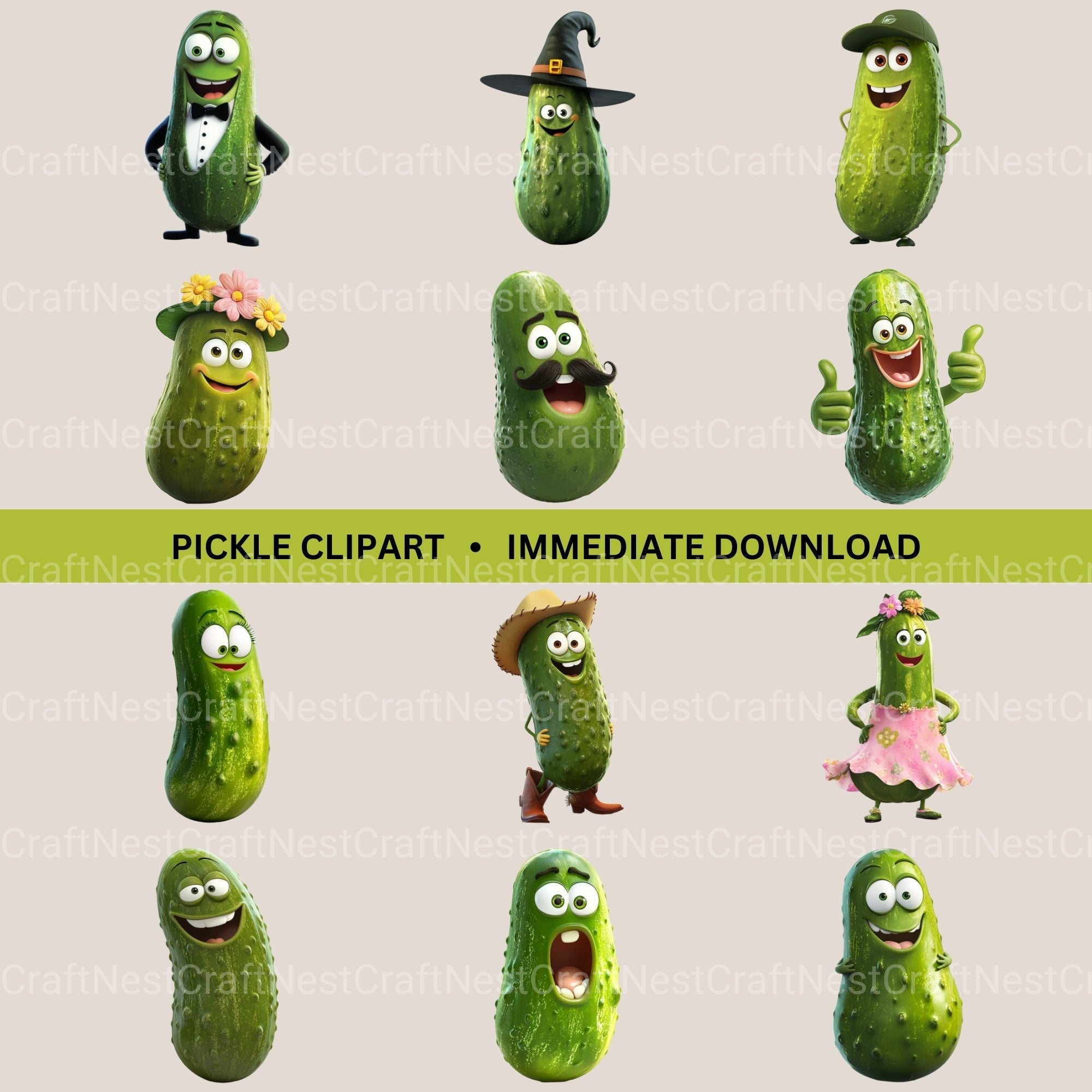 Pickles Clipart Bundle