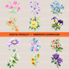 Floral 2 Clipart Bundle