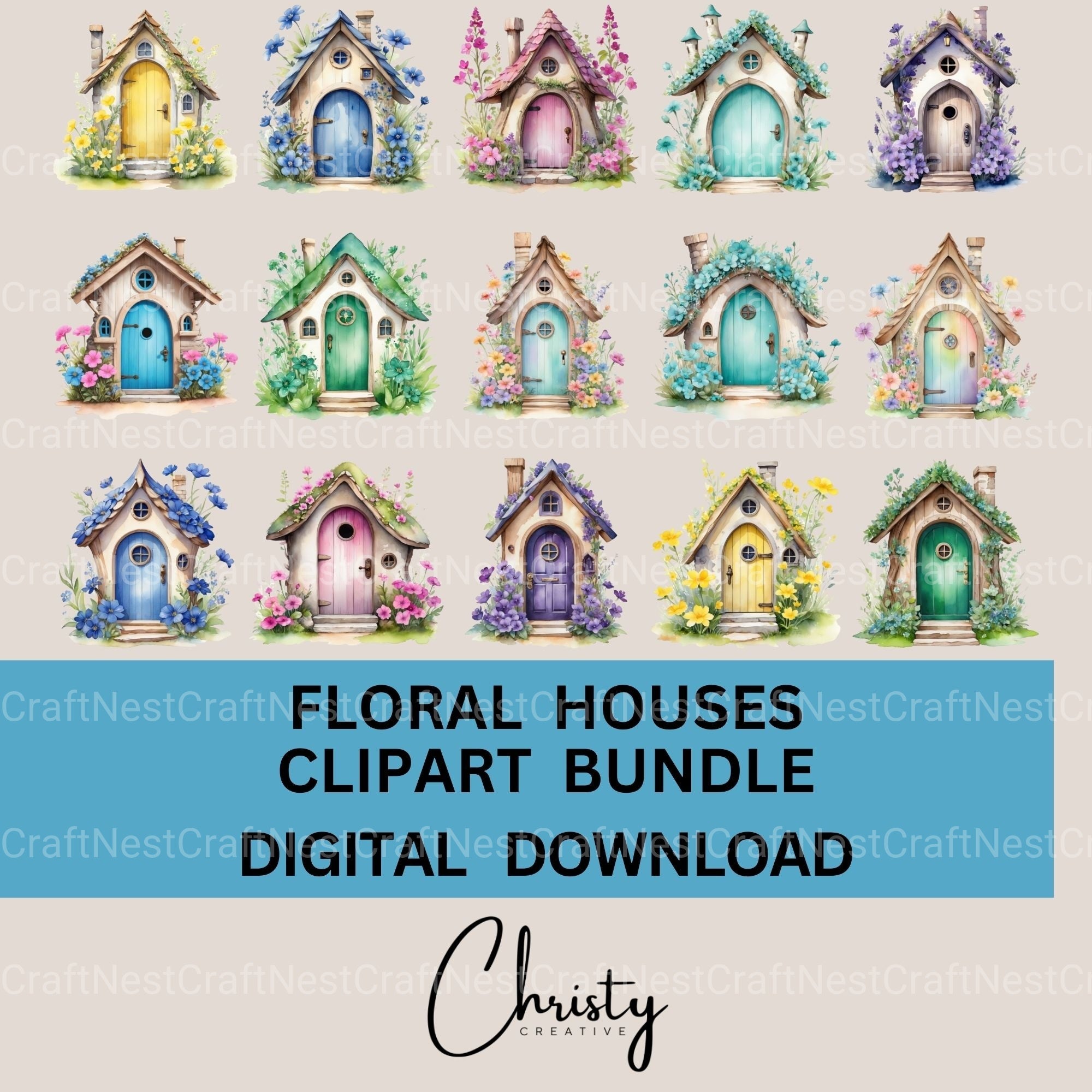 Houses Clipart Bundle 3