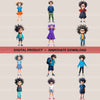 Quirky Kids Clipart Bundle