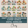 Quirky Trees Clipart Bundle